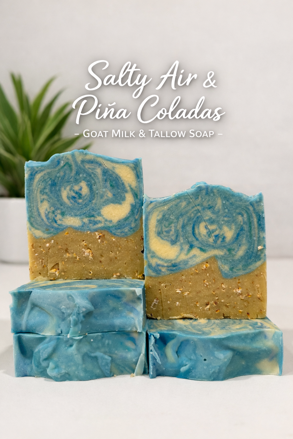 Salty Air & Pina Coladas Goat Milk & Tallow Soap