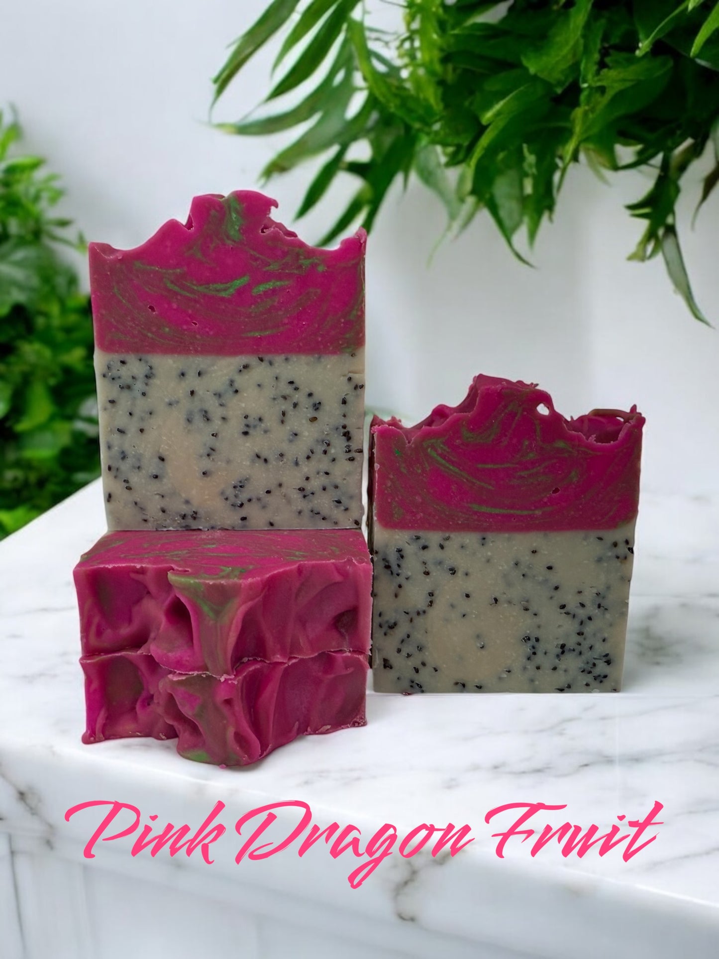 Pink Dragon Fruit Goat Milk Soap