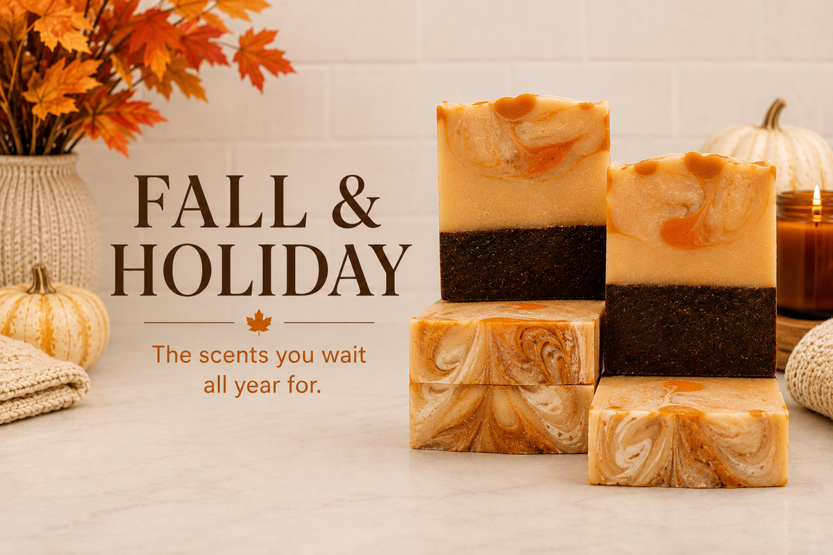 Fall & Holiday Goat Milk Soaps