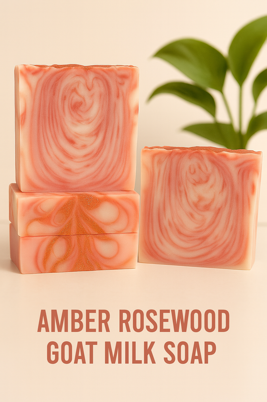 Amber Rosewood Goat Milk Soap