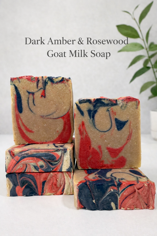 Amber Rosewood Goat Milk & Tallow Soap