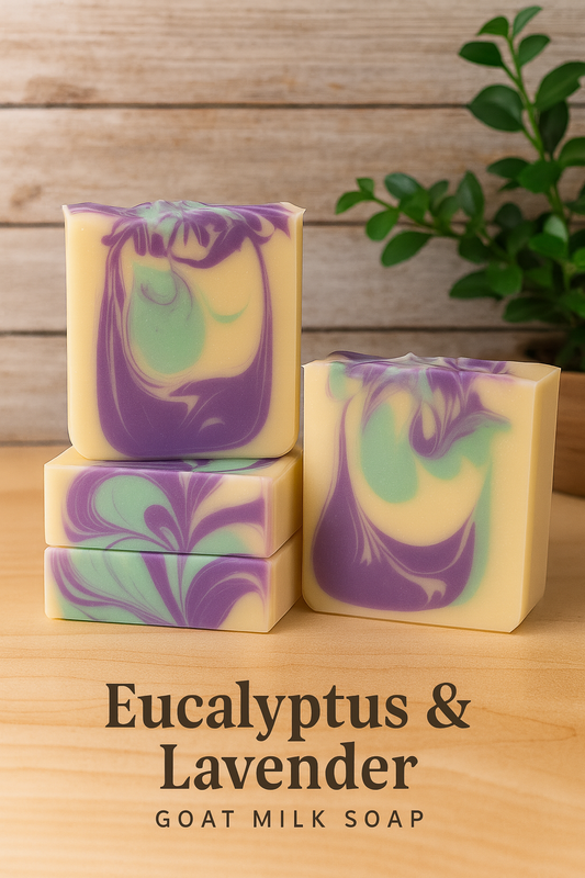Eucalyptus and Lavender Goat Milk Soap