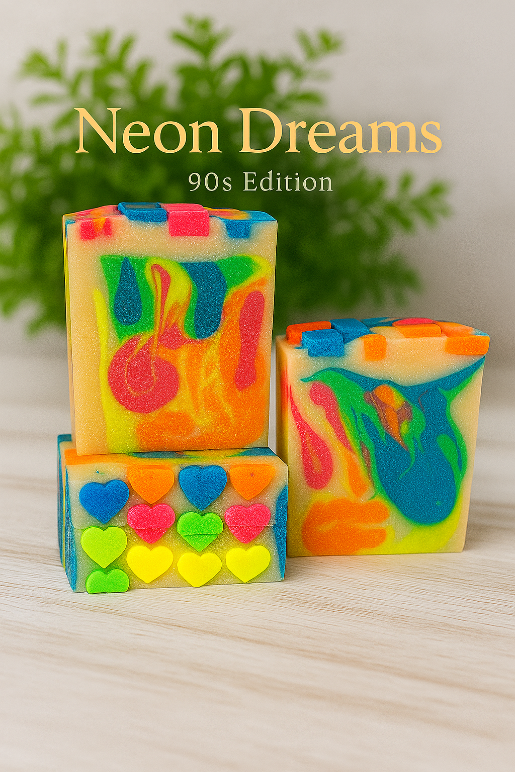 Neon Dreams 90s Edition Goat Milk Soap