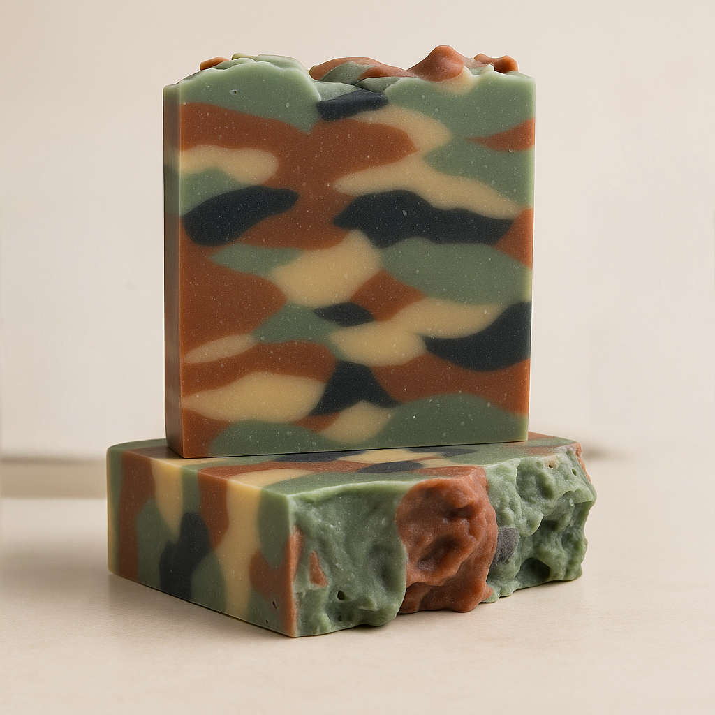 Camo Cold Process Goat Milk Soap