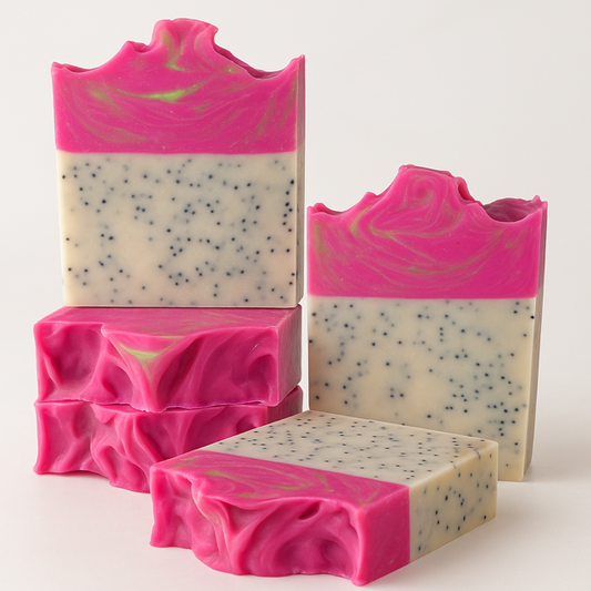 Pink Dragon Fruit Goat Milk Soap