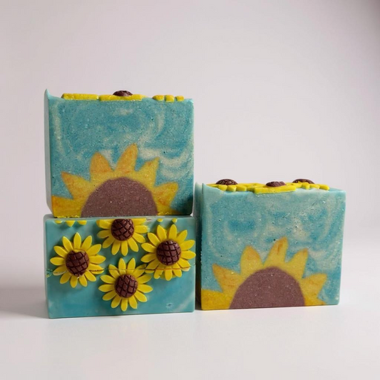 Sunflower and Sandalwood Goat Milk Soap